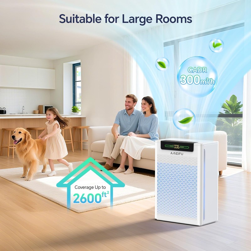 Air Purifiers for Home Large Room Up to 3000 ft²with