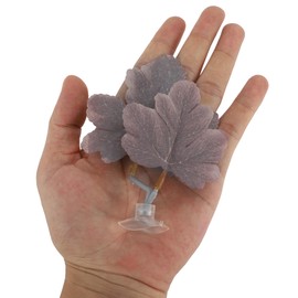 CAPASTEC Betta Fish Bed, Betta Leaf Bed, Plastic Betta Hammock, Betta Hammock Pad with Suction Cup, Betta Fish Resting Place Betta Fish Supplies Aquarium Decor, Purple