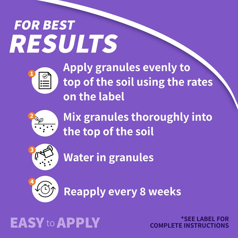 Bonide Systemic Houseplant Insect Control, 8 oz Ready-to-Use Granules for