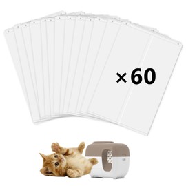 60pcs Cat Litter Bags Compatible with PetSnowy Automatic Litter Box, Pet Litter Box Liners, Thick Self-Sealing Drawer Liners