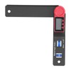 2 in 1 Mini Digital Angle Finder Ruler Protractor Blue