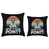 GSP What's Your Point Funny German Shorthaired Pointer Throw Pillow