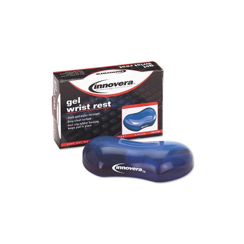 Gel Mouse Wrist Rest, Blue