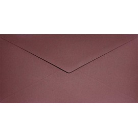 Netuno 25 Envelopes Bordeaux DIN Long 110 x 220 mm Keaykolour Carmine Coloured Envelopes DL Recycled Colourful Envelopes DL Elegant Envelopes Environment for Wedding Invitations Christmas Easter