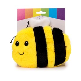 Puckator Bumble Bee Microwavable Plush Lavender Heat Pack - Heating Pads - Hot Heat and Ice Cold Cool Pack Packs Bag for Sport Injuries Knee Back Pain - Bed Warmer - Wellness Health Products