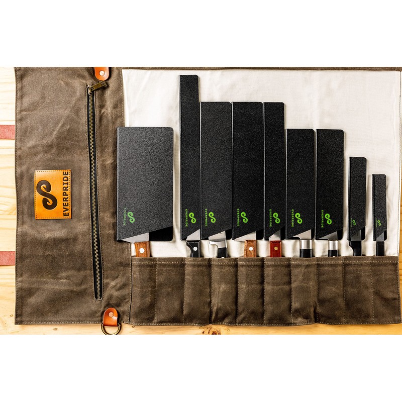 EVERPRIDE 9-Piece Knife Guard Set, Universal Blade Cover Sheaths for