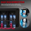 DaierTek Marine Switch Panel Waterproof 12V 3 Gang Rocker Switch