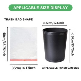1.2 Gallon Trash Bags Drawstring for Bathroom - Magesh 125 Count Mini Small Garbage Bag Unscented Strong Thick Plastic Trash Can Liners for Toilet Home Office and Bedroom