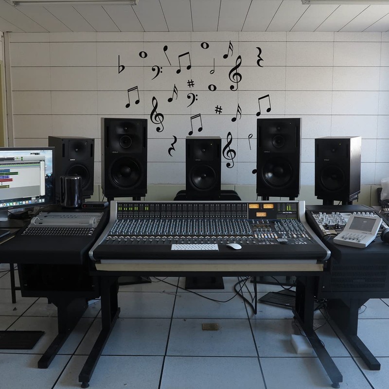 Musical Note Wall Decals Music Wall Stickers PVC Material Decals