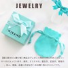 MIKAMU Pearl Ring Earrings, Popular, Finest, Zirconia, 18K Gold, RGP,