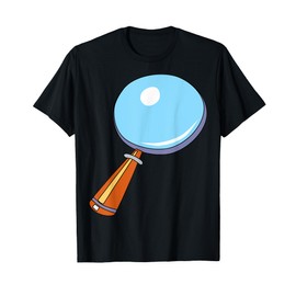 Magnifying Glass Magnifier Search Find T-Shirt