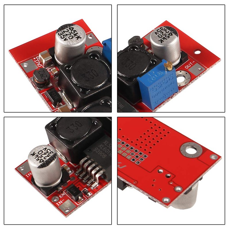 Aoicrie 2pcs XL6009 Boost Buck DC-DC Adjustable Step-UP Down Power