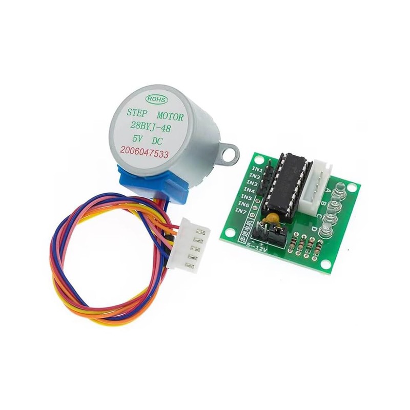 Motor A Pasos 28BYJ-48 Con Driver Controlador ULN2003