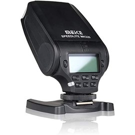 Meike MK320 Camera Flash TTL Flash Speedlite with LCD Display for Panasonic & Olympus Mini Hot Shoe DSLR and Mirrorless Cameras