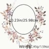 Abc Style Diadema Novia Dorada Flores para Pelo Fiesta Mujeres