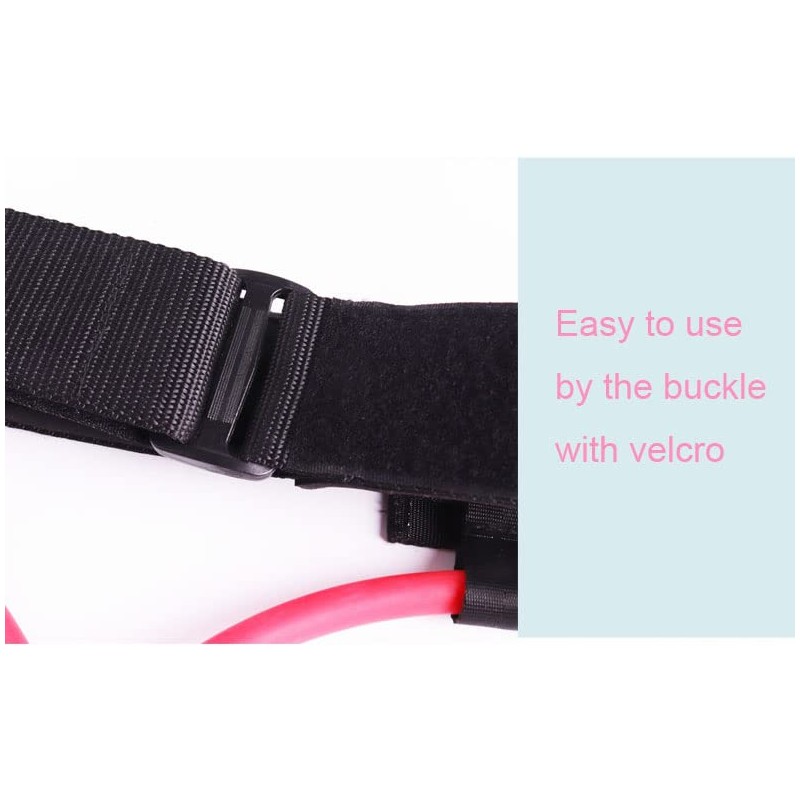 zalati Stretching Belt with Resistance Rope Workout Bands for Legs