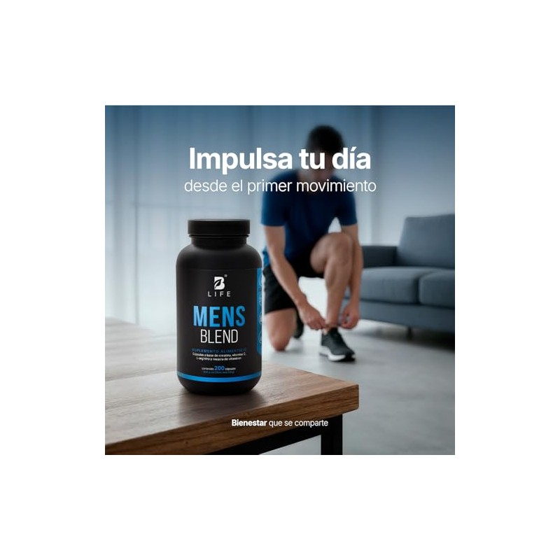 Life Multivitamínico Hombre 200 Cápsulas 650 Por Porción Creatina Monohidratada