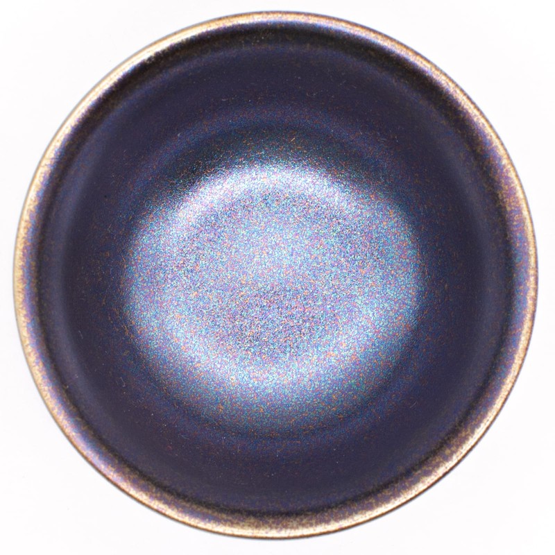 Mino Ware Tozan Kiln Black Gradient Guinom Cup Choko Approx.