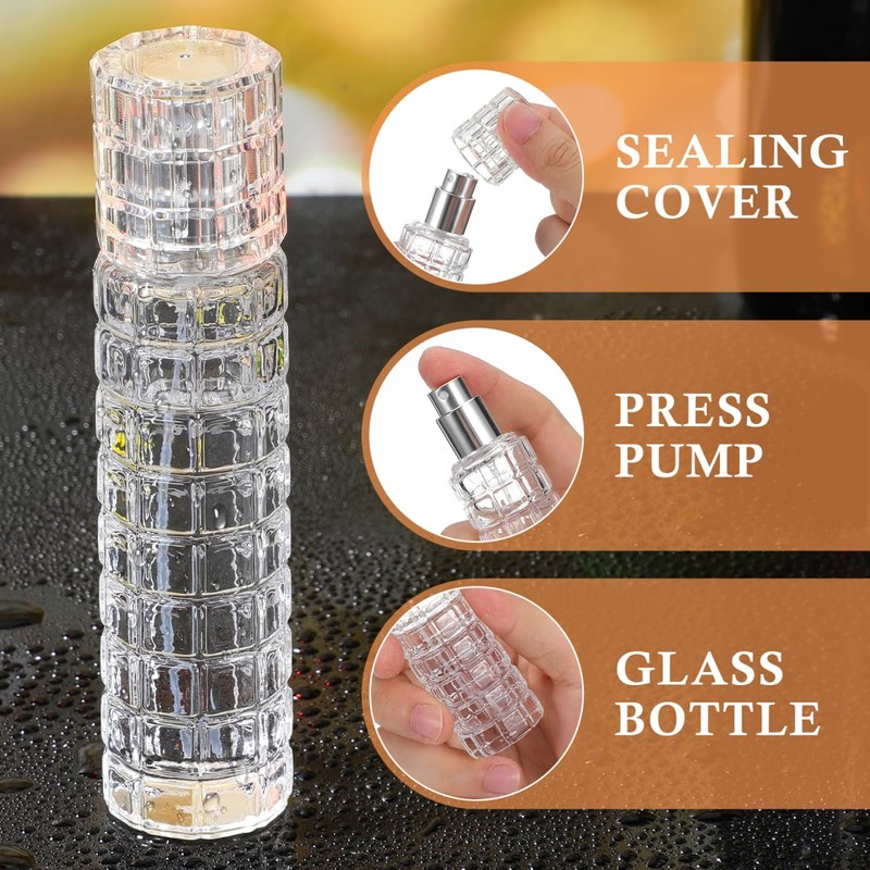 balacoo Cocktail Atomizer 1.01oz Fine-Mist Bitters Sprayer – Leak-Proof Refillable