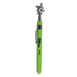 Ullman Devices Devices HT-5GR Pocket Magnetic Pick-Up Tool with Power Cap, Lifts 2-1/2 lb, 5-1/2" to 25-1/2" Length, Neon Green