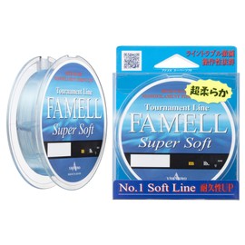 YAMATOYO Nylon Line, Famel, Super Soft, 492.8 ft (150 m), No. 3.5, 15 lb, Pearl Blue
