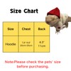 Lizards Clothes for Bearded Dragon Cotton Hoodies Leopard Gecko Costume,