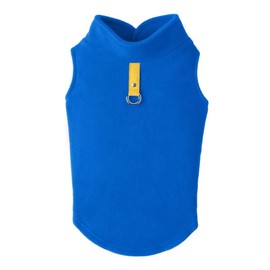 Gooby Fleece Vest, Deep Blue, X-Large