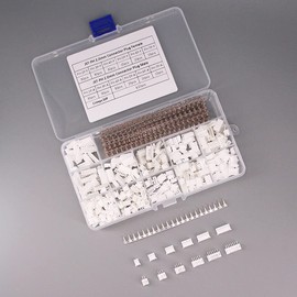 RFaha 920pcs JST-PH Kit 2.0mm 2/3/4/5/6/7 Pin Female Head Plug JST Adapter Housing Connector Cable Socket Male Female Crimp DIP Kit(PH#2-7)