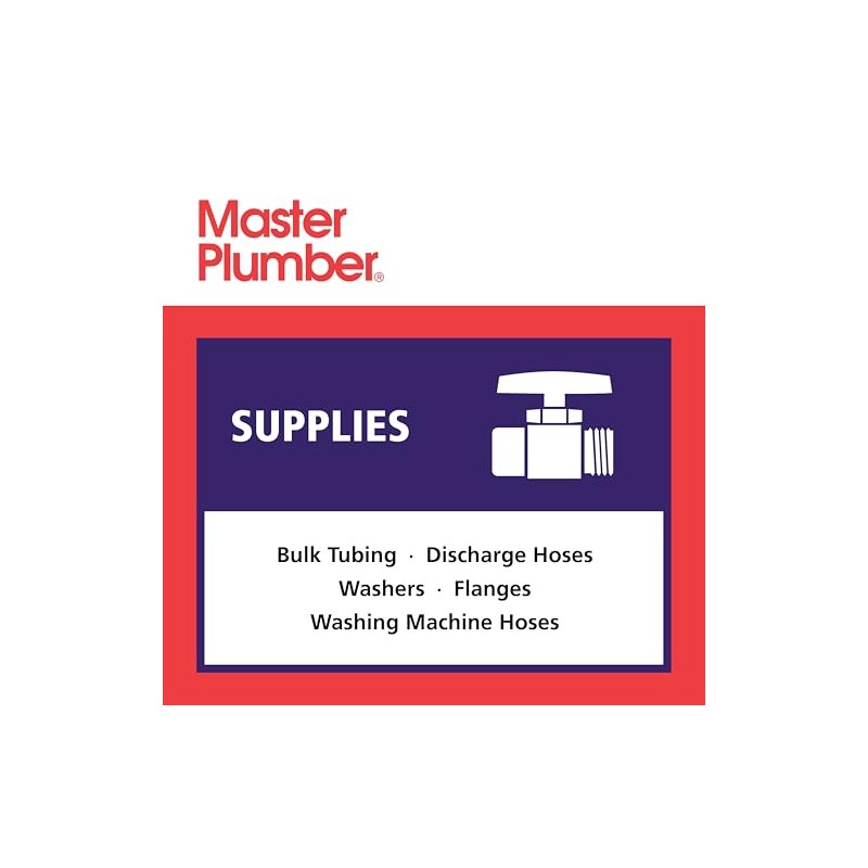 Master Plumber 531C, High Pressure Washing Machine Hose, 3/4-Inch x