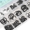 TIMESETL 225 Pieces Sealing Rings Set O Rings Assortment, NBR