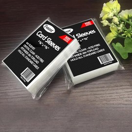 Fenzer - Penny Sleeves Clear Soft Card Sleeves 500ct. 2.5" x 3.5", Protect and Store Valuable Sports Cards, Baseball Cards, Football Cards, Basketball Cards and Even Gaming Cards, MTG & DND