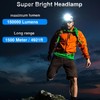 Aikertec Rechargeable Headlamp 2 PCS, 1000 Lumens Bright Headlamp Flashlight