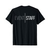 Event Staff - Back Design - Cool Party Uniform T-Shirt