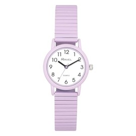 Ravel - Women's Pastel Coloured Fashion Watch on Expander Bracelet (36mm case) - Analogue Quartz - R0237.07.1 - Purple