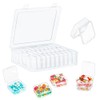SAMCOS Bead Case, Set of 30, Bead Storage Box, Trinket
