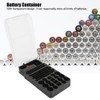 Multi Functional 104 Grids 3 Lights Battery Storage Case Organizer