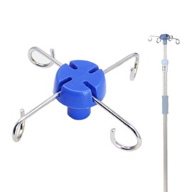 IV Poles Hook for in-fu-sion Rack Hangers Supplise, 1 Pcs (0.7"ID)