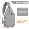 ZOMAKE Sling Bag,Small Crossbody Sling Backpack,Water Resistant Shoulder Bag Anti
