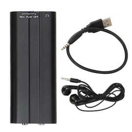 Digital Voice Recorder HiFi AI Smart HD Noise Reduction Voice Activated Recording Device MP3 Recorder for Conference 16GB