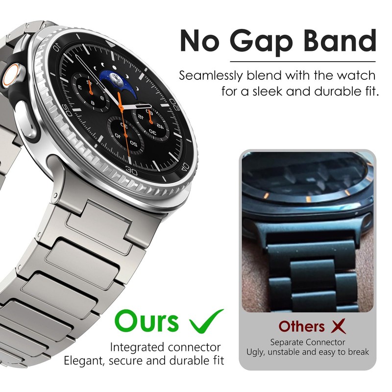 NewWays Titanium Band for Galaxy Watch 8 Classic 46mm /