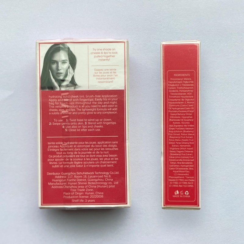 Tiejdhr Multi-Use Makeup Blush Stick, 3-in-1 Cream Blush Stick Beauty