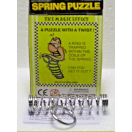 Spring Puzzle Magic Trick - Coil & Spring, Close-Up, Easy To Do, 3" Spring