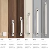 kHTumeWare 10 Pack 5 Inch Cabinet Handles - Polished Nickel