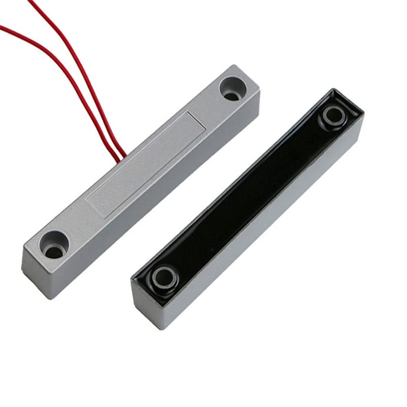 1 Pair Wired Alloy Window Magnetic Contact Sensor GY-ZN08-NO/GY-ZN08-T/GY-ZN08-NC/GY-ZN08-RVVDetector Switch