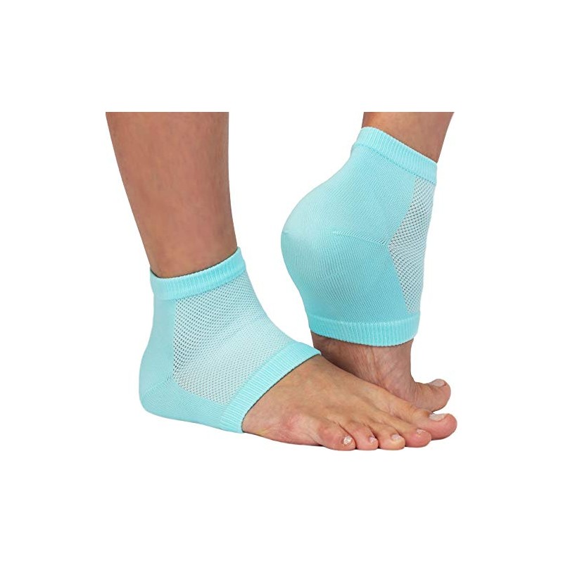 NatraCure Mangas de talón de gel humectante ventilado (608-M CAT)