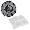 10 Pcs Plastic Memory Card Storage Case Compatible with SD MMC/SDHC PRO Duo White