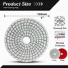 FOCSTOL Diamond Wet Polishing Discs - Pack of 6 100