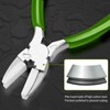 Telituny Carbon Steel Jewellery Pliers, Nylon Jaw Pliers, Flat Pliers,