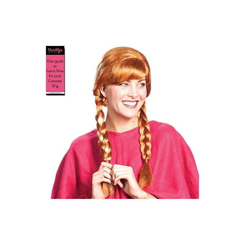 Enigma Costume Wigs Anna Princess Wig – Dark Strawberry Blonde