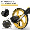 Zozen Measuring Wheel in Feet and Inches, Mechanical/Double Collapsible/One Key